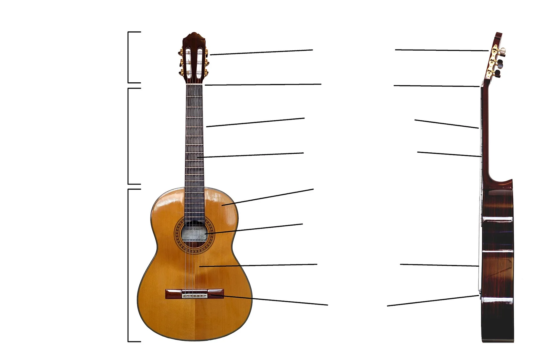 folk guitar string diagram