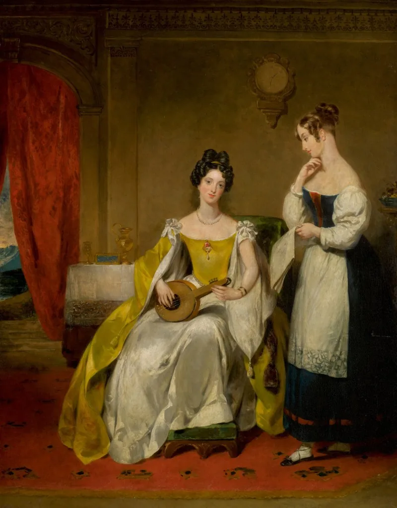 Musicienne avec guitare classique Musicienne avec guitare classique